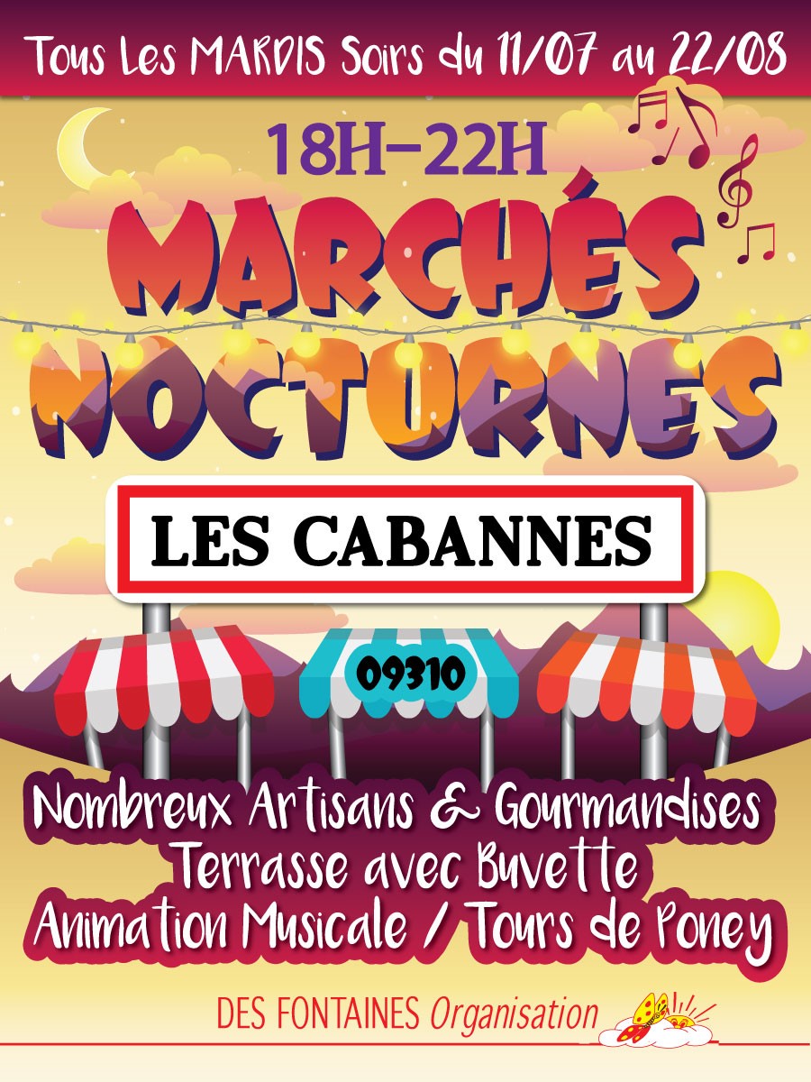 Marché nocturne été 2023