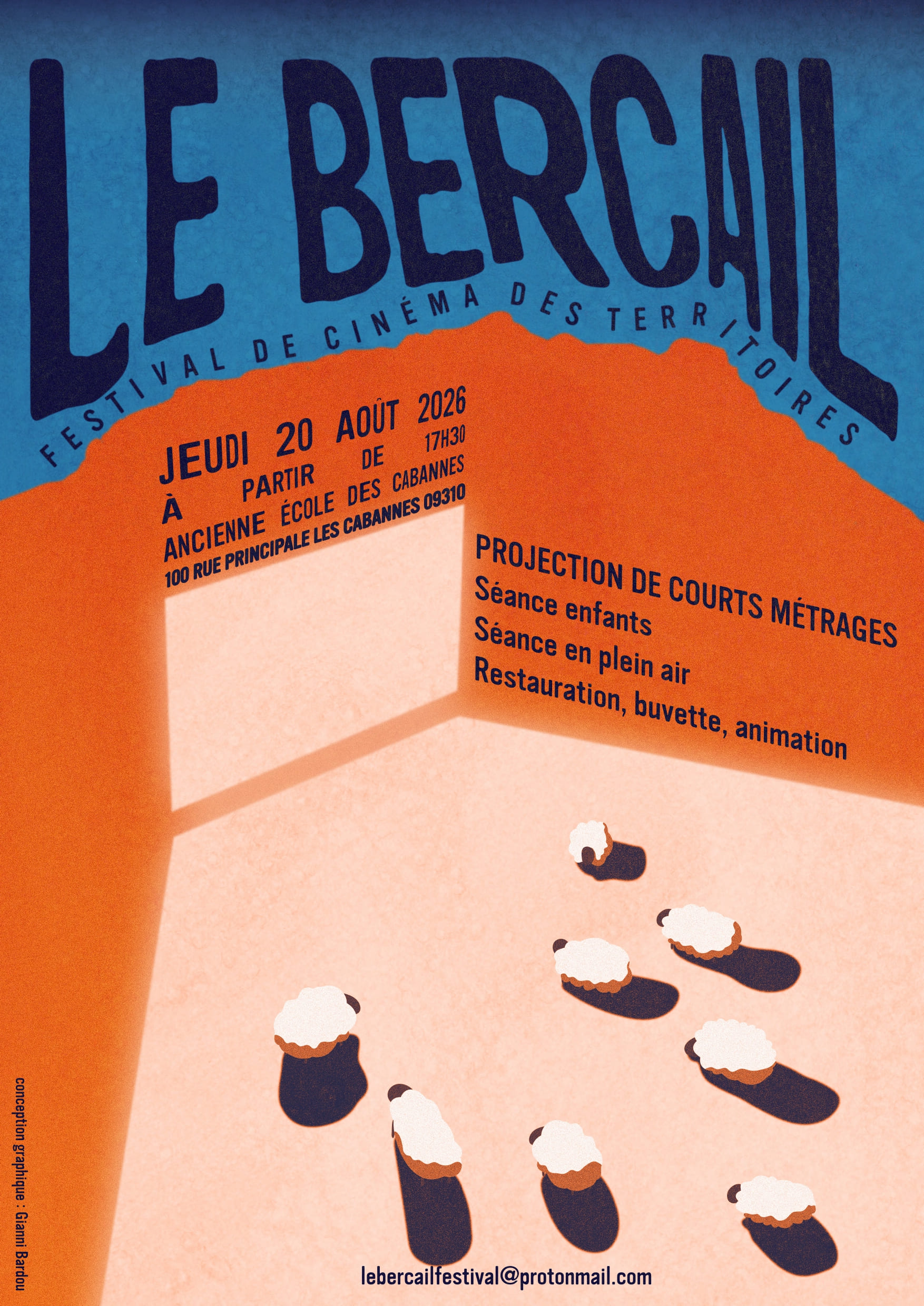 AFFICHE LE BERCAIL – compresse site internet